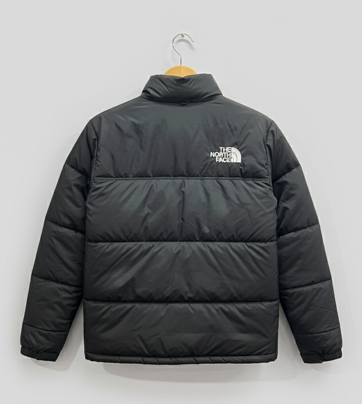 Black Full Sleeves Puffer Jacket